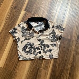 Dragon crop top